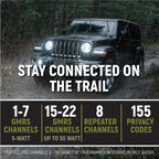 Radio Kit - Gmr-25 Waterproof Gmrs Band Mobile Radio With Antenna image 3