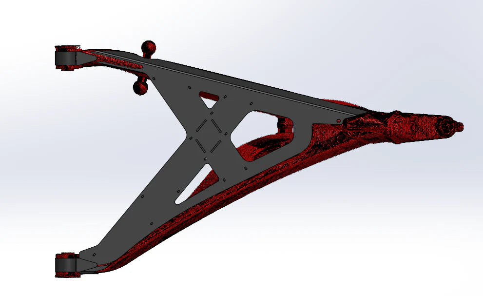 Ard Can-Am Maverick R Lower Arm Gusset Kit image 9