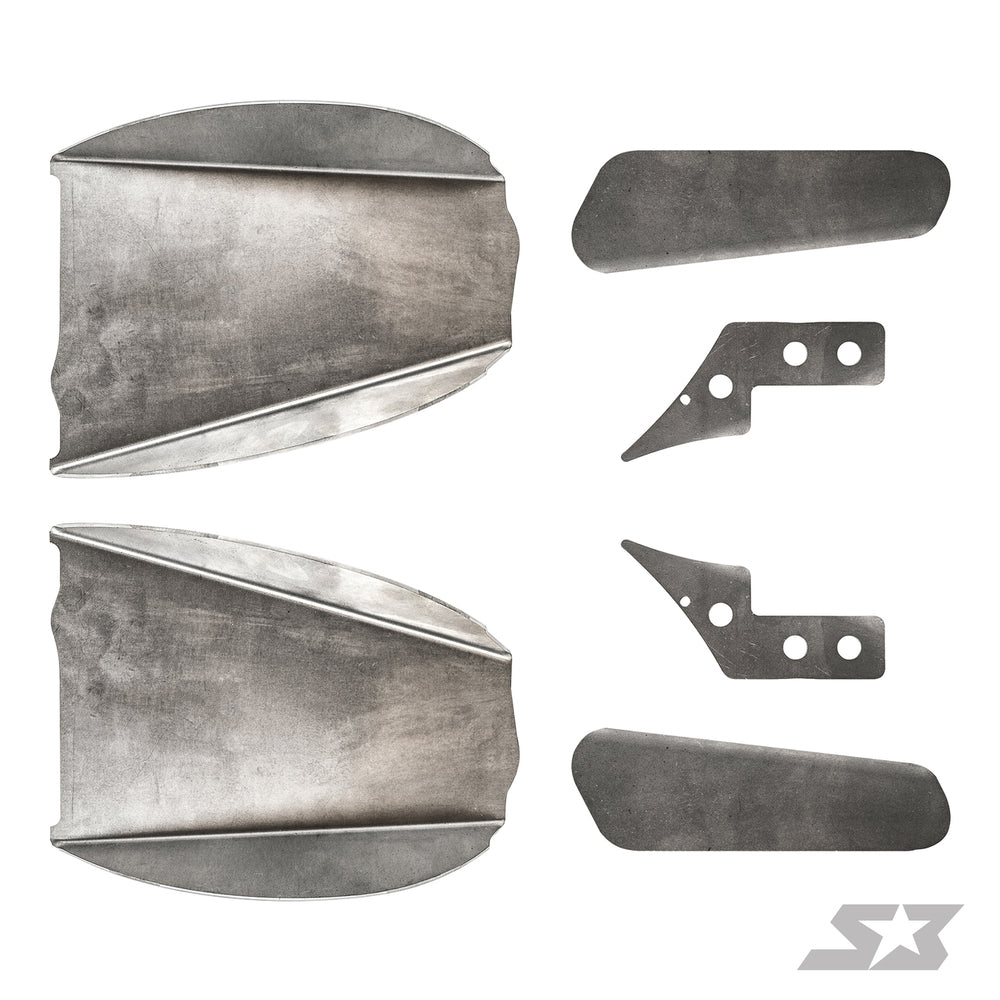 Maverick X3 64" Trailing Arm Weld-In Gusset Kit image 0