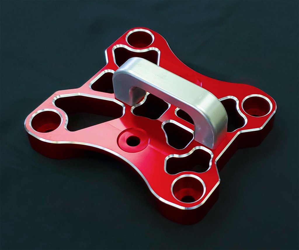Can-Am Maverick X3 Radius Arm Rear Pullplate With D-Ring - Pockets image 0