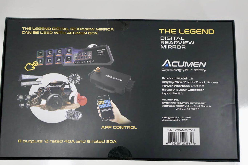 Acument Front/ Rearview mirror switch control system - view 9