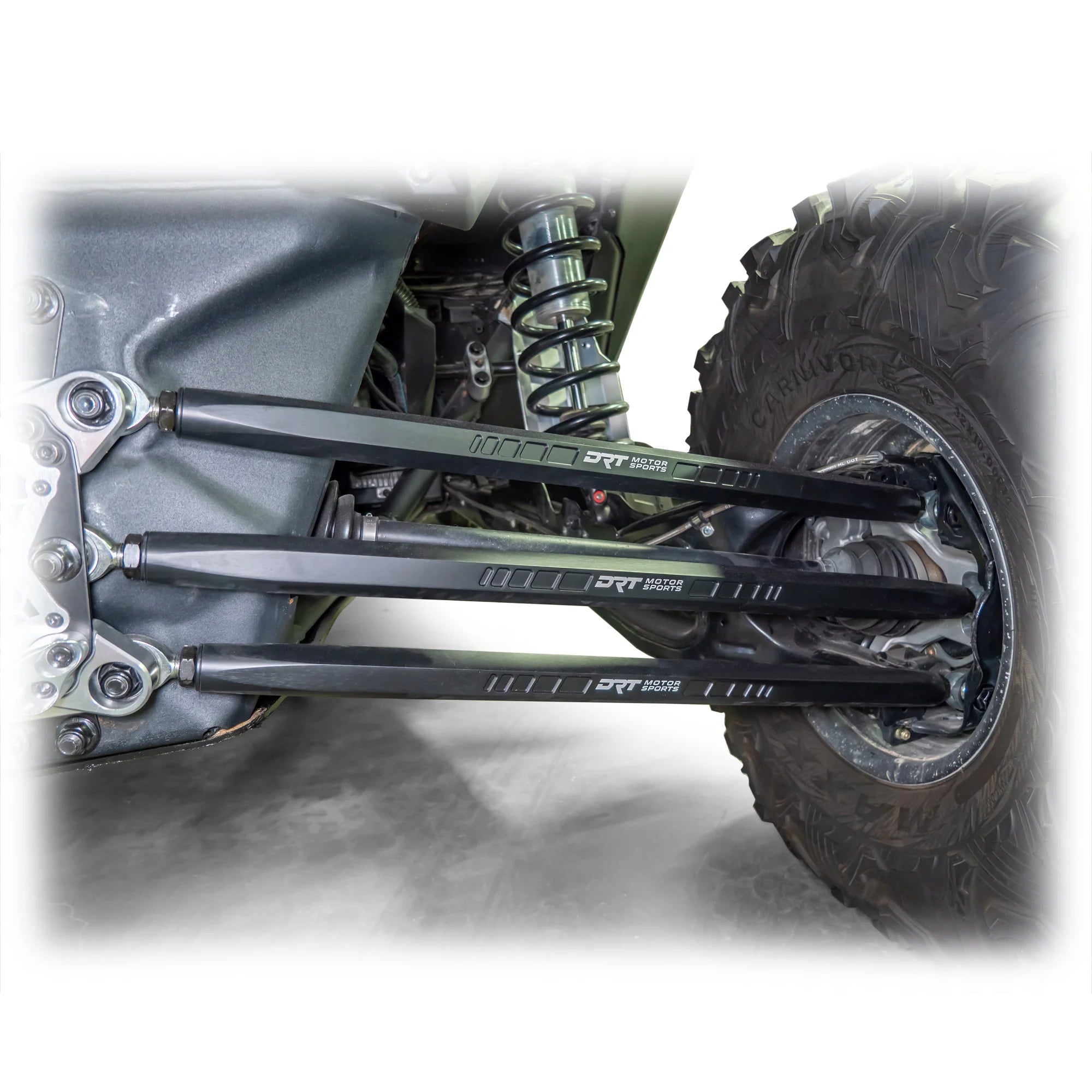 DRT Can-Am Maverick X3 2017+ Billet Aluminum 3-PC Radius Rod Plate Kit image 3