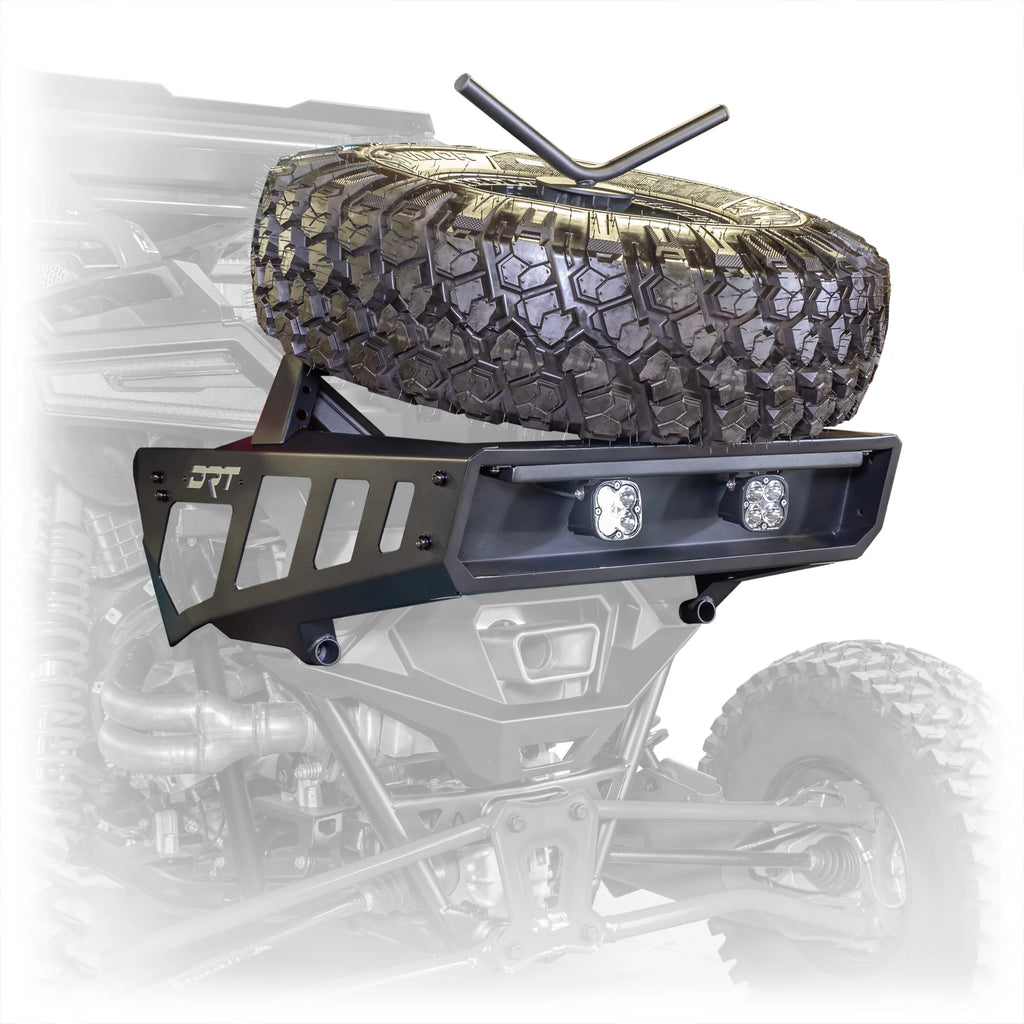 DRT Polaris RZR Pro R Desert Runner Fixed Tire Carrier image 0