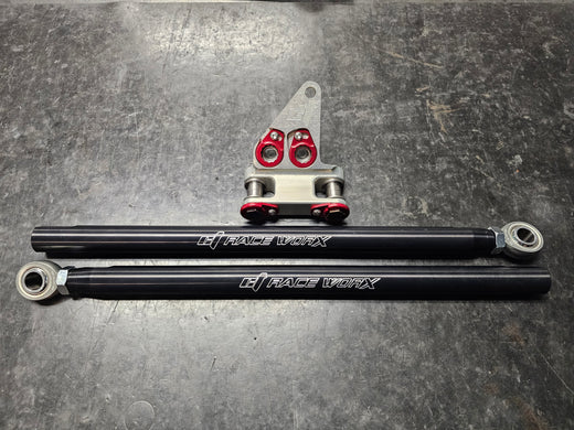 Can-Am Maverick R Pro Tie Rods with Stabilizer Mount - CT Race Worx image 0