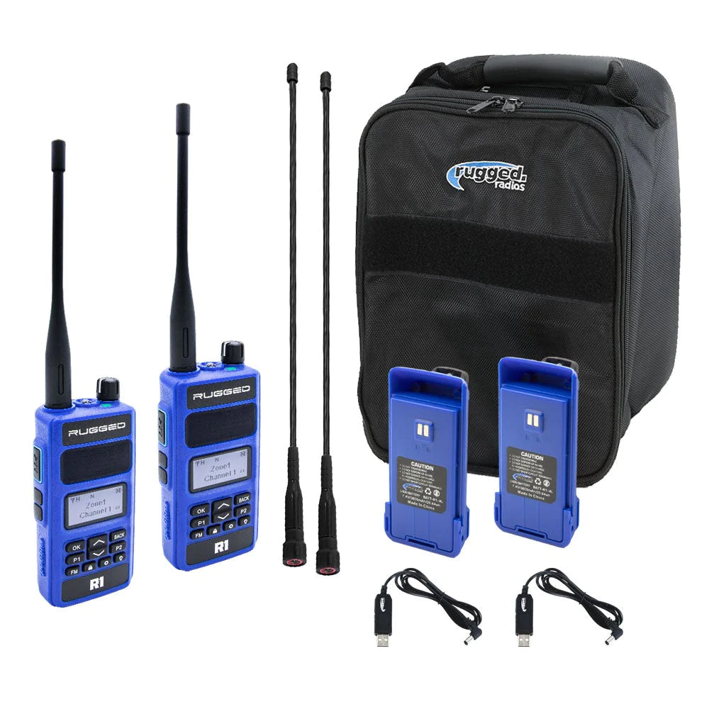 Ready Pack - With Rugged R1 Handheld Radios - Digital And Analog Business Band image 0