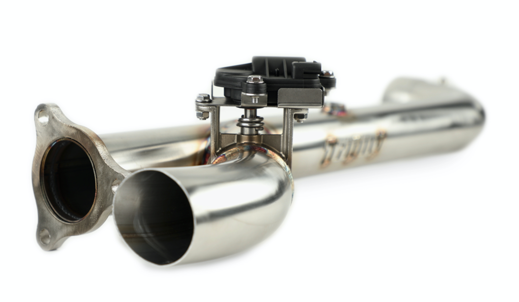 Rzr Turbo Side Exit Header Pipe With Electronic Cutout / Bypass - Rzr Turbo image 1