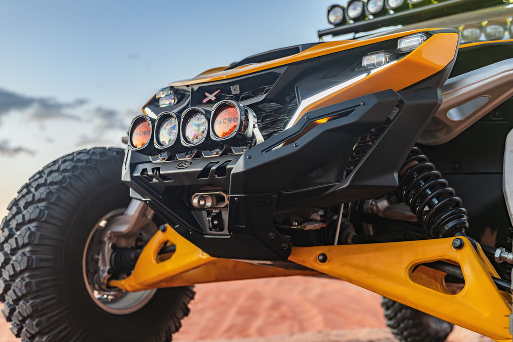 2024 to Current Maverick R Volt Front Winch Bumper image 1