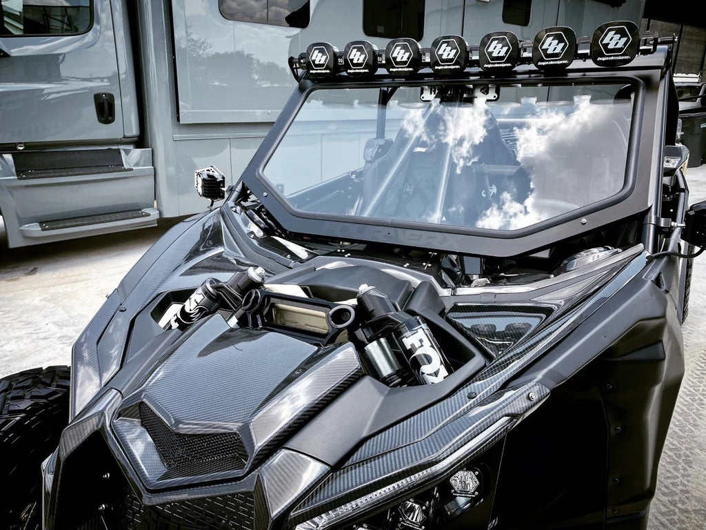 Can-Am Maverick X3 Carbon Fiber Inner Hood Panel Set image 1