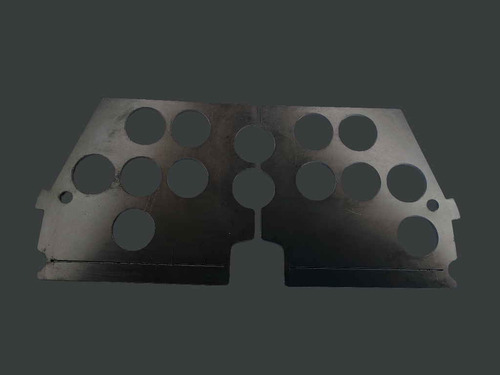 PRO XP/ TURBO R Engine & Transmissions BASH PLATES 1/4” WELD ON (RAW) - view 2