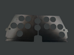 PRO XP/ TURBO R Engine & Transmissions BASH PLATES 1/4” WELD ON (RAW) - view 2