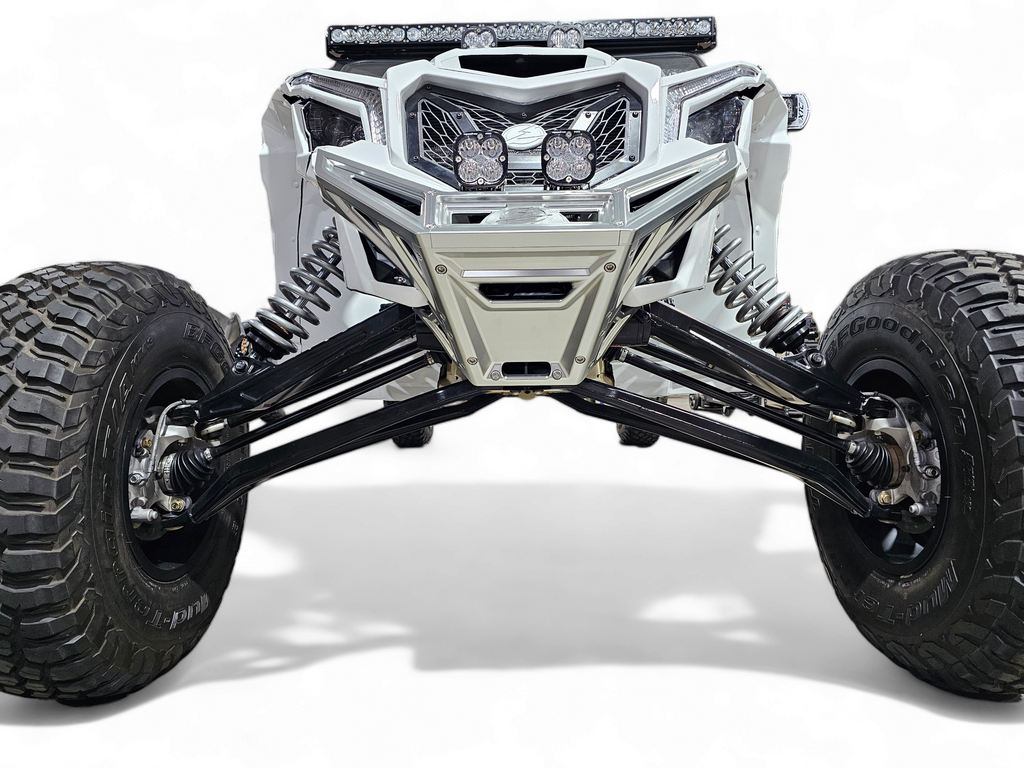 2017+ Can-Am X3 Maverick Machined Billet Front Winch Bumper (Clear Anodize) image 12