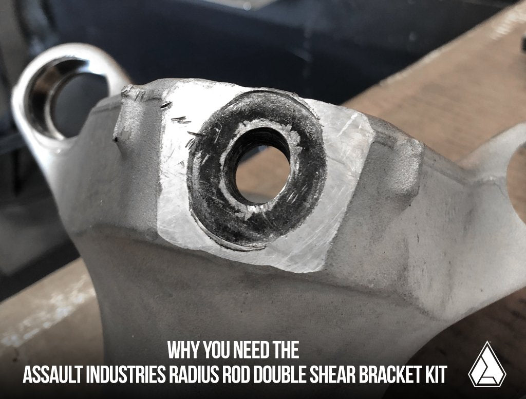 Assault Industries Canam X3 Radius Rod Double Shear Bracket Kit image 3