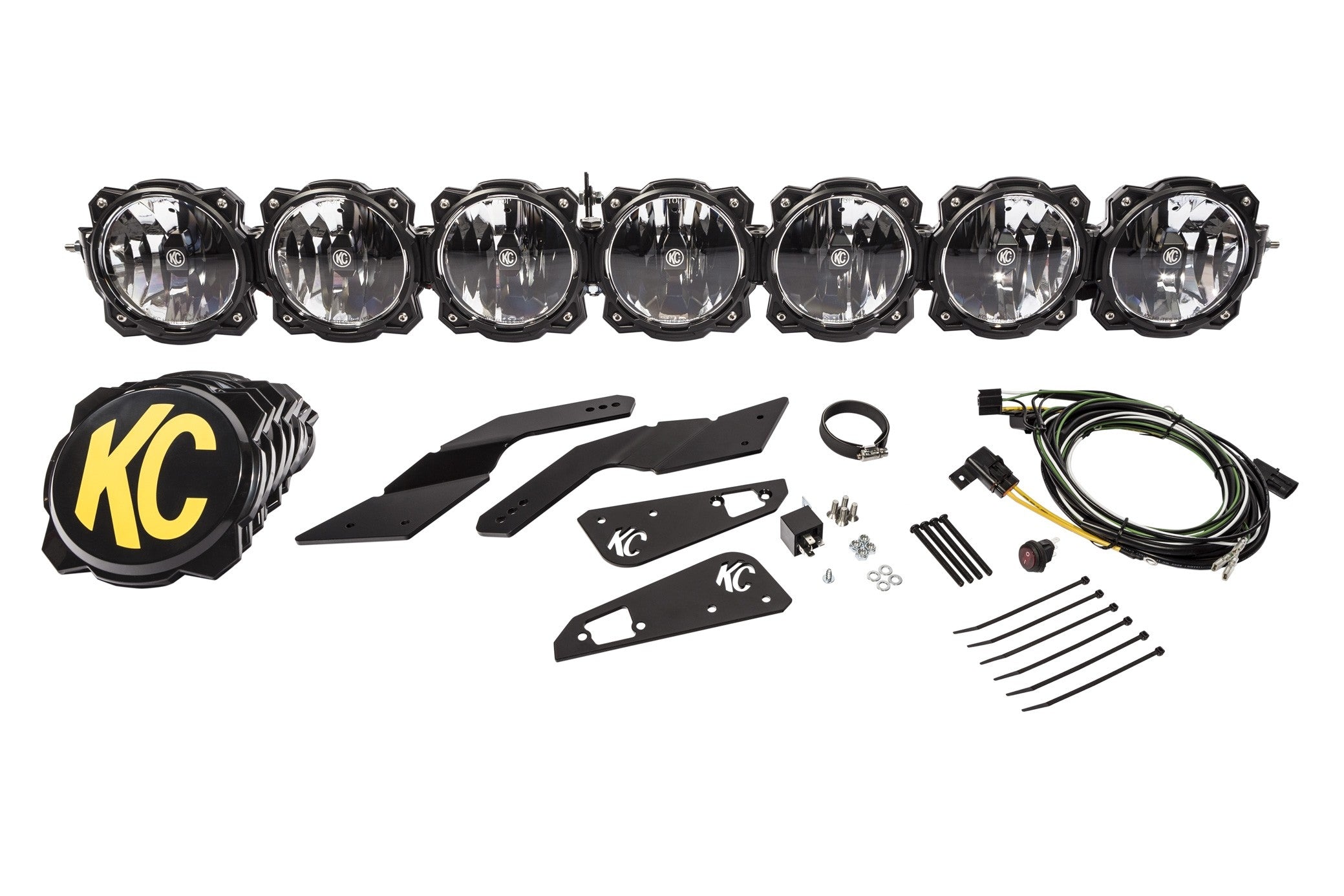 Gravity Led Pro6 17-19 Can-Am Maverick X3 7-Light 45" Led Light Bar - #91334 image 1