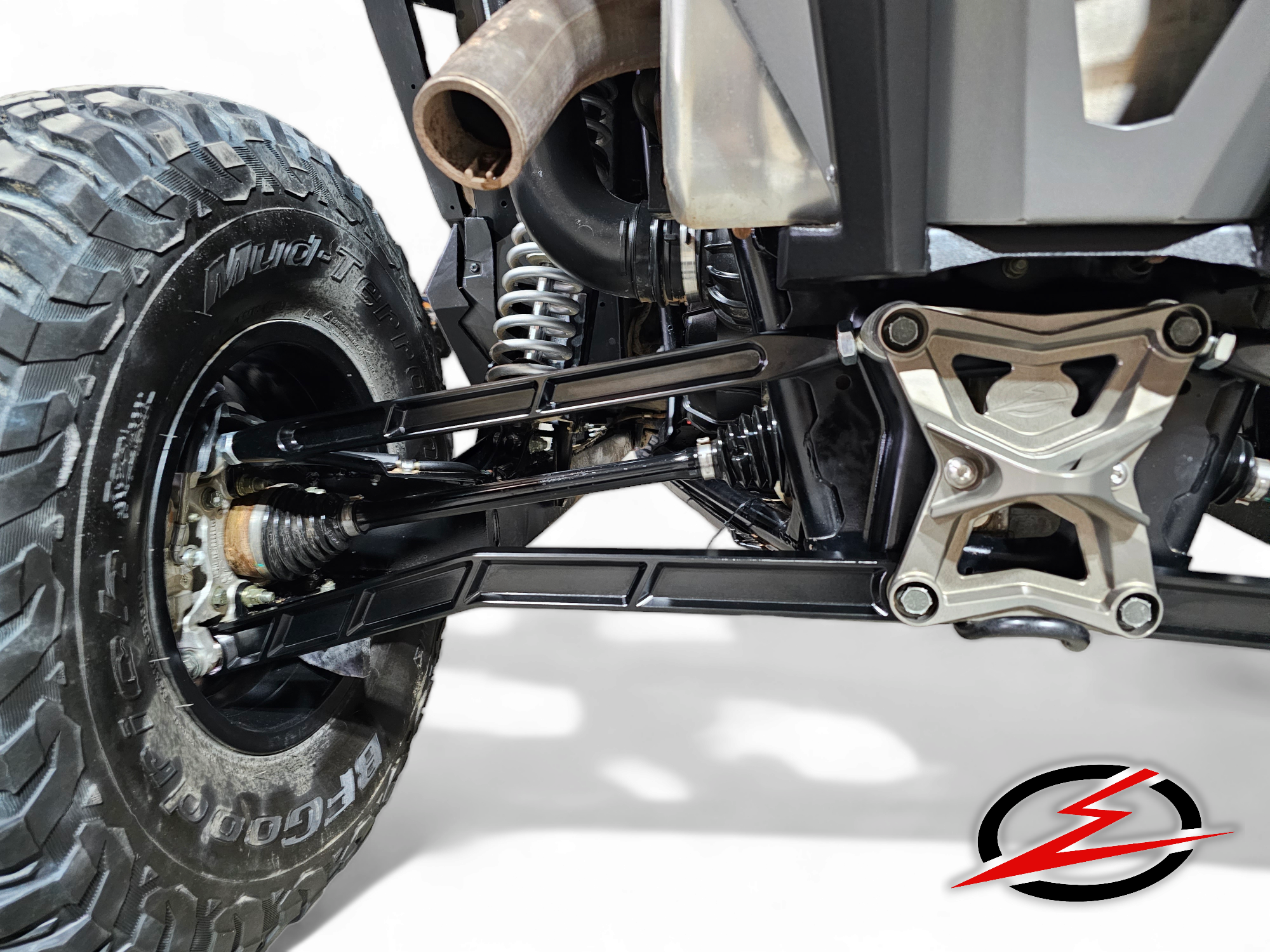 Polaris RZR Pro XP Radius Rods in Black Finish image 11