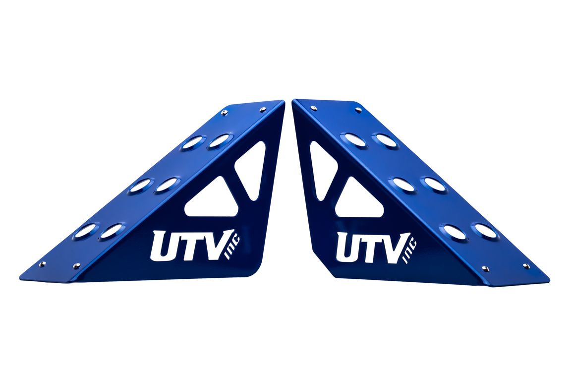 Polaris Rzr Dead Pedal And Foot Rest Cover Set - Blue image 0