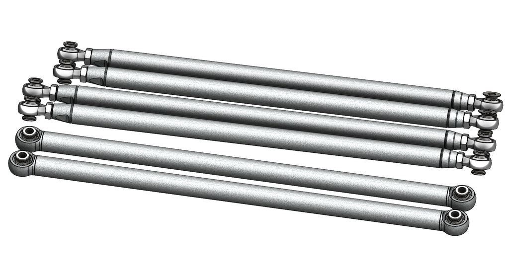 Maverick X3 72" Chromoly Race Series Radius Rod Kit - Ct Race Worx image 0