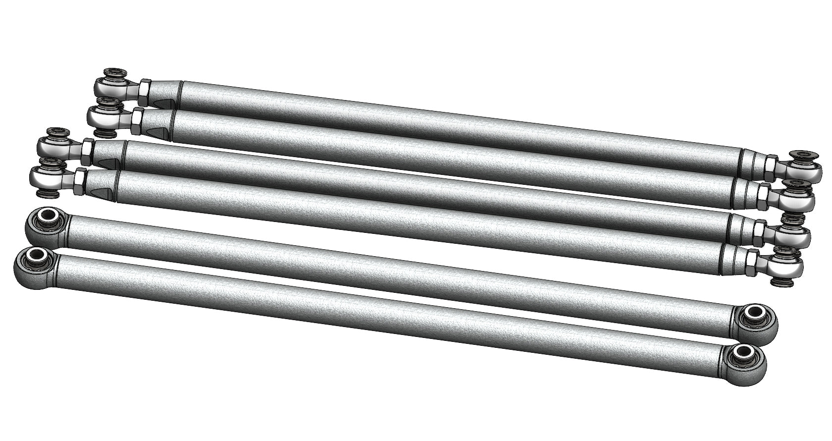 Maverick X3 72" Chromoly Race Series Radius Rod Kit - Ct Race Worx image 0