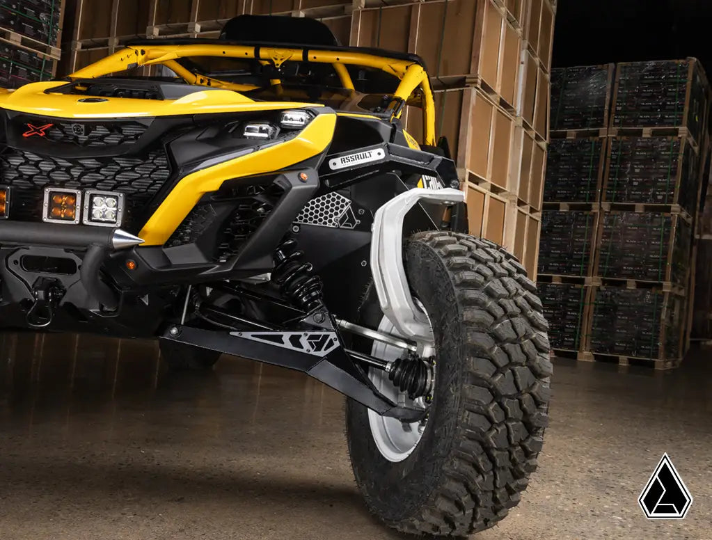 Assault Industries Can-Am Maverick R High-Clearance Boxed Lower and Upper A-Arms image 5