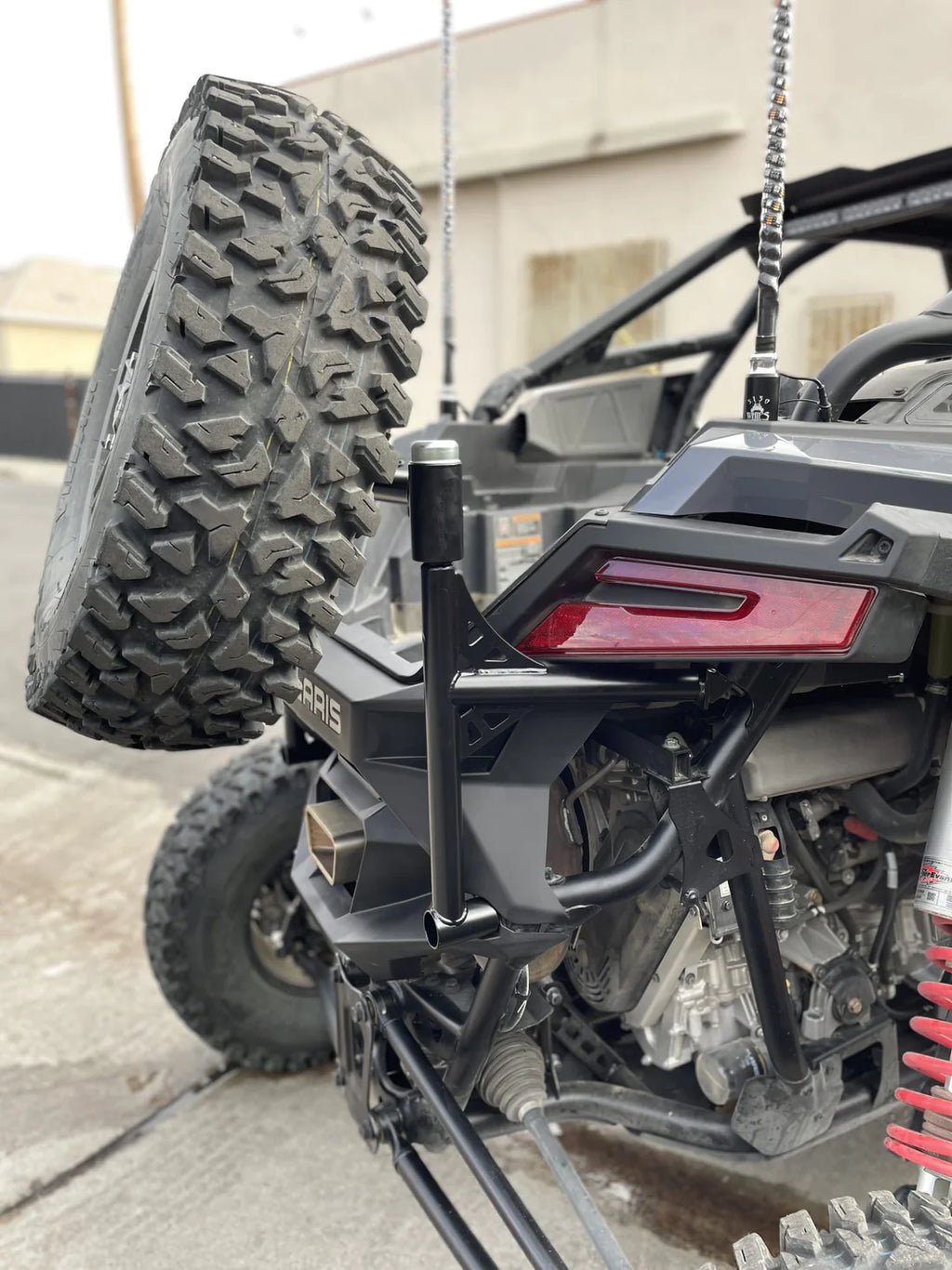 Polaris Rzr Pro R Swing Out Spare Tire Carrier By Fastlab image 0