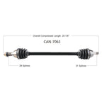 Can-Am Maverick X3 64" Oem Replacement Axle image 3