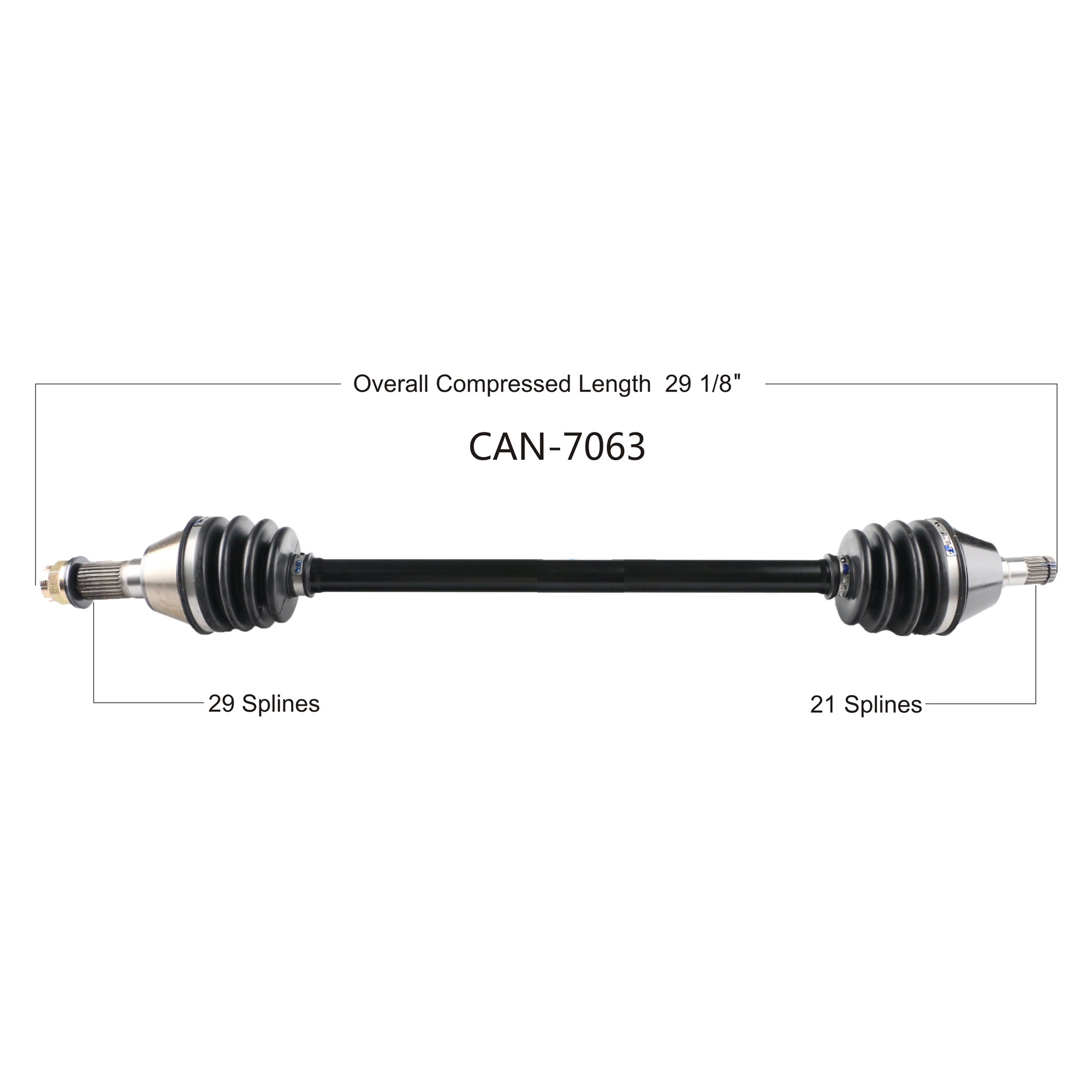 Can-Am Maverick X3 64" Oem Replacement Axle image 3