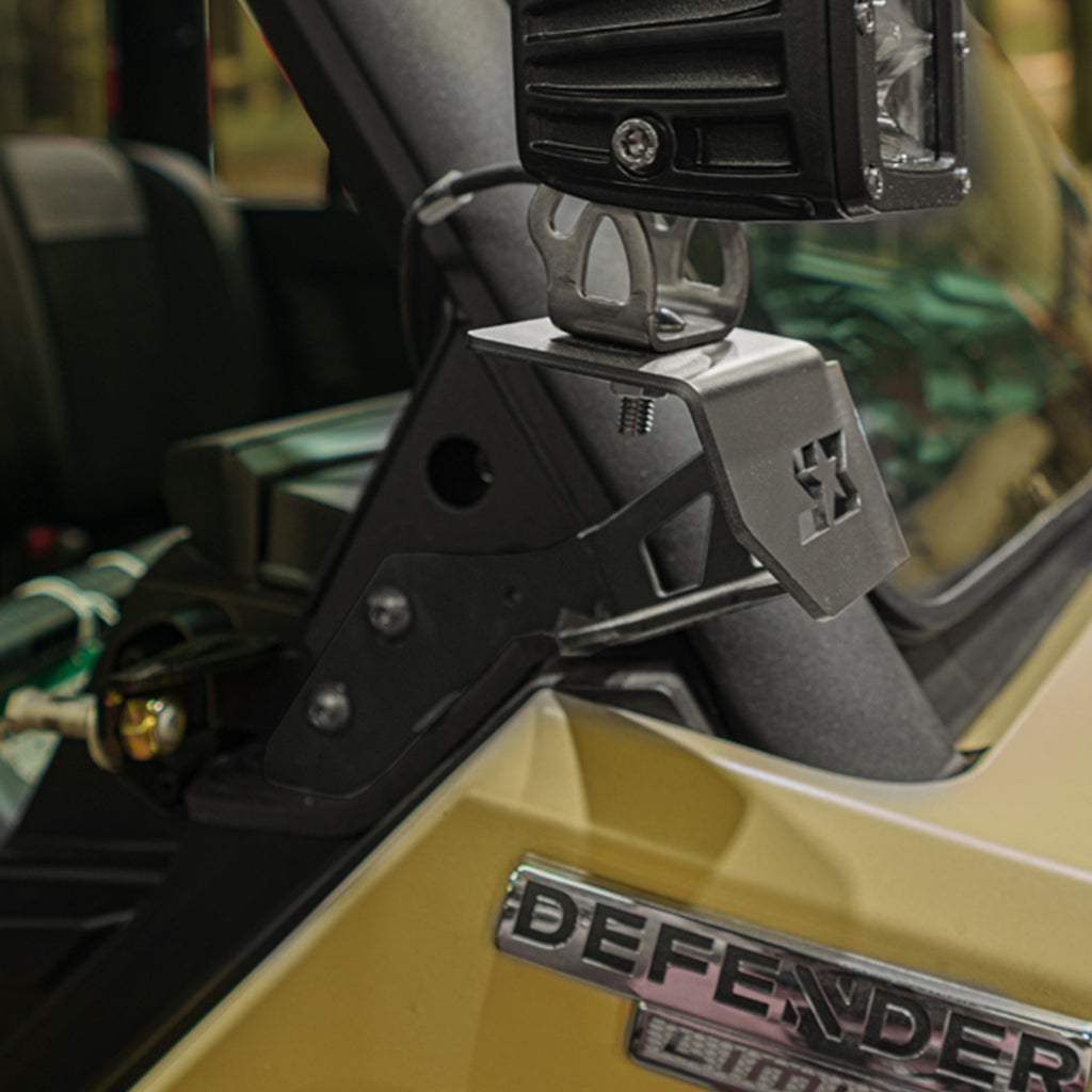 Can-Am Defender HD11 A Pillar Light Brackets