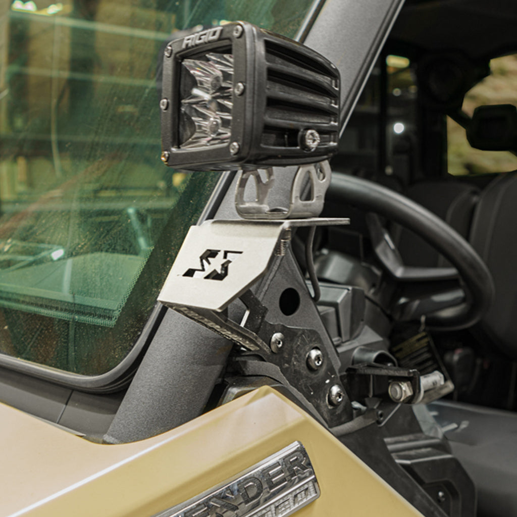 Can-Am Defender HD11 A Pillar Light Brackets