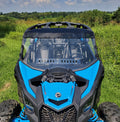 Can-Am Maverick X3 Max - 2 Pc Windshield with Tinted Visor w/Hard Coat, Vent, and Clamp Options by 3 Star UTV
