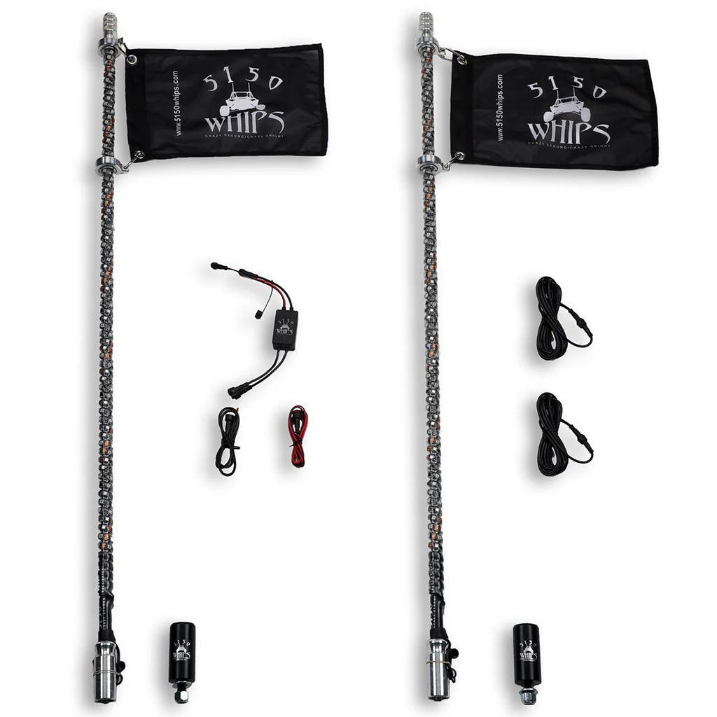 Platinum 2X 187 Led Whips (1 Pair) - 5150 image 0