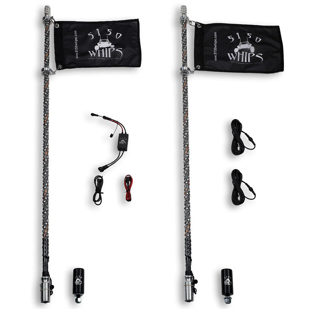 Platinum 2X 187 Led Whips (1 Pair) - 5150 image 0