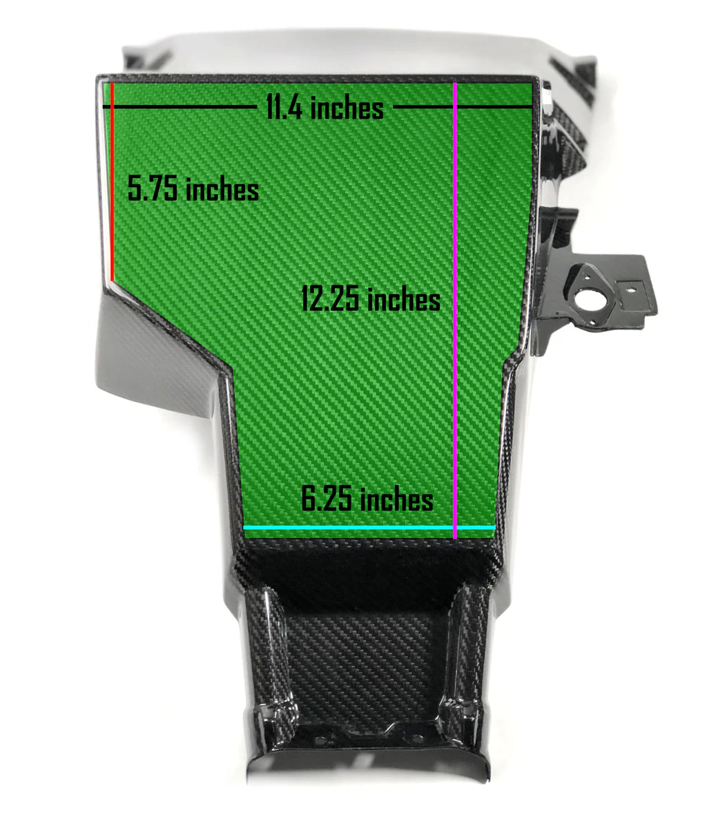 Can-Am Maverick X3 Carbon Fiber G2 Race Dash Center image 3