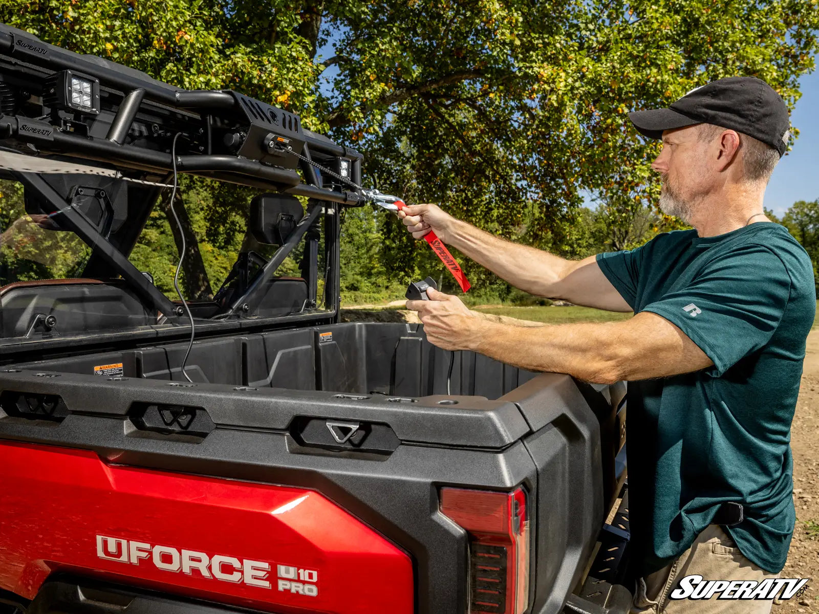 CFMOTO UForce U10 Pro Game Loader Winch Rack