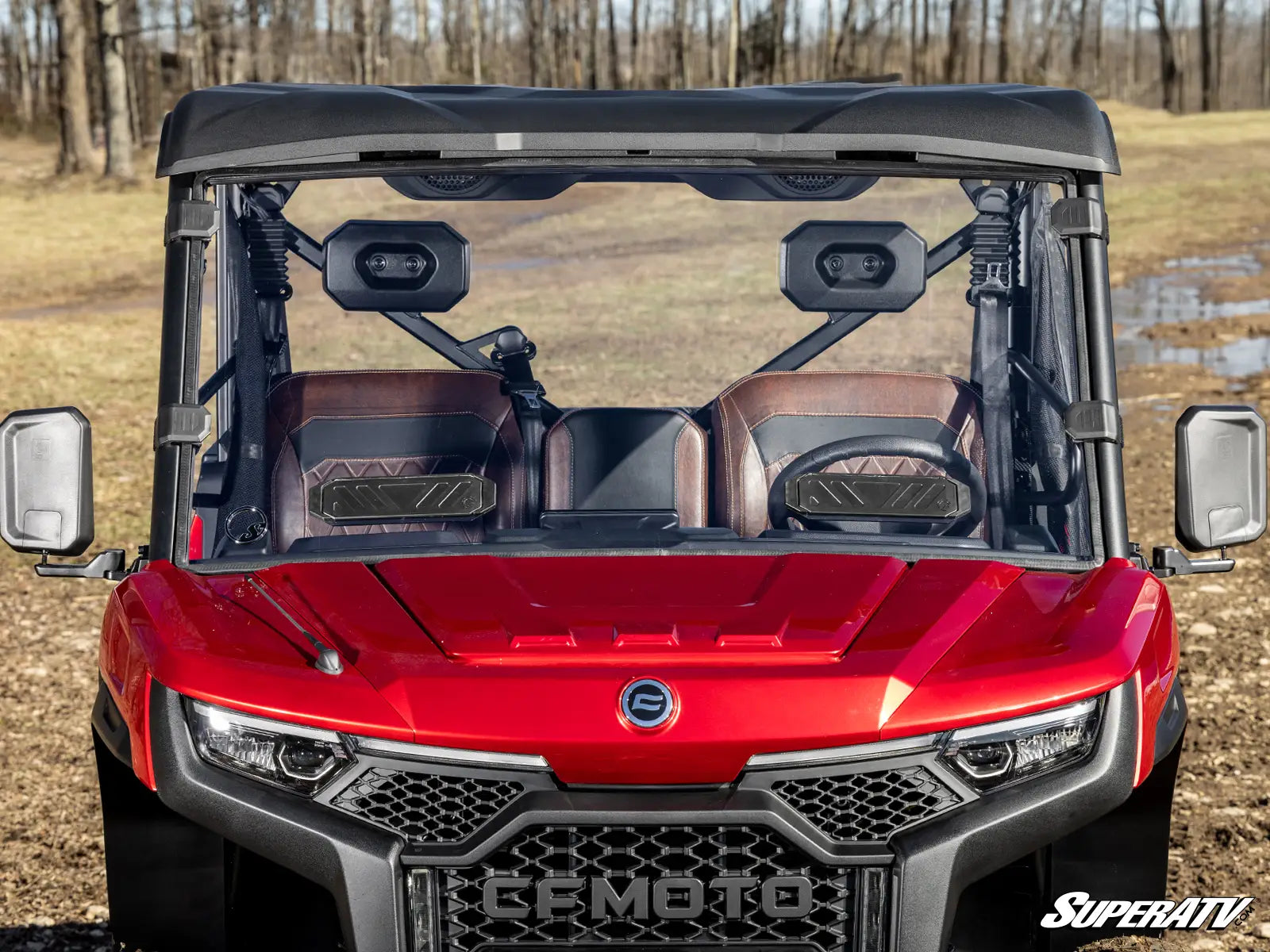 CFMOTO UForce U10 Pro Vented Full Windshield