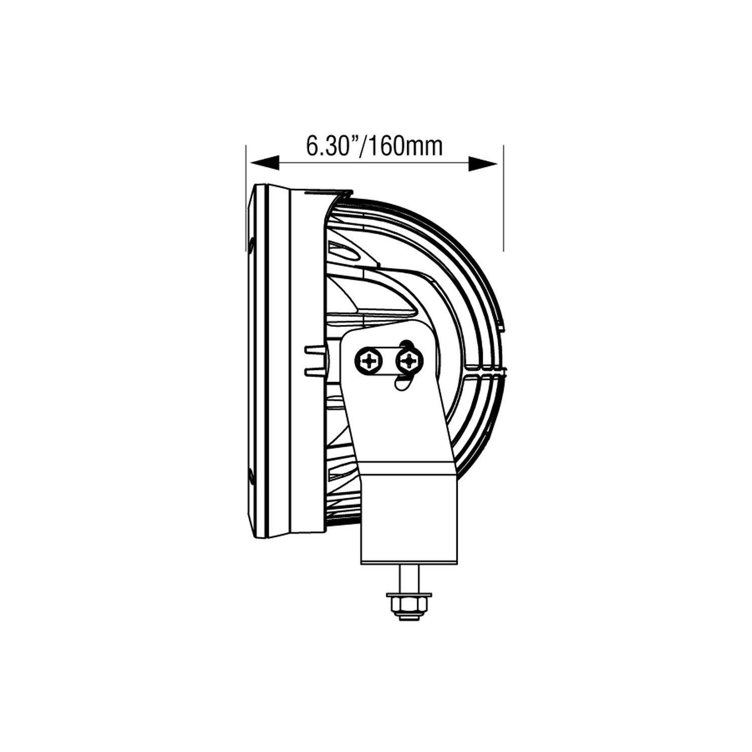 8.7" CG2 Single LED Light Cannon Kit