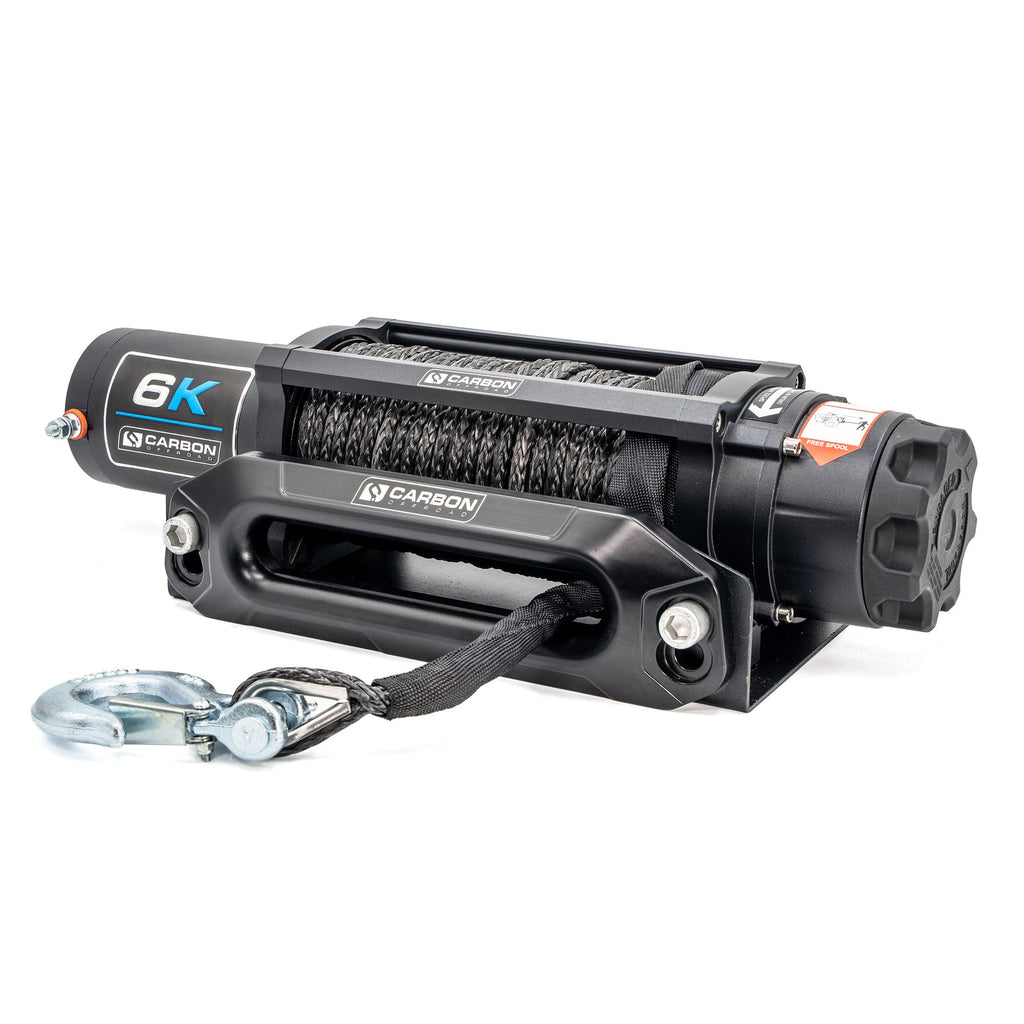 Carbon Offroad Long Drum 6000lb ATV - Small 4X4 Winch - view 4