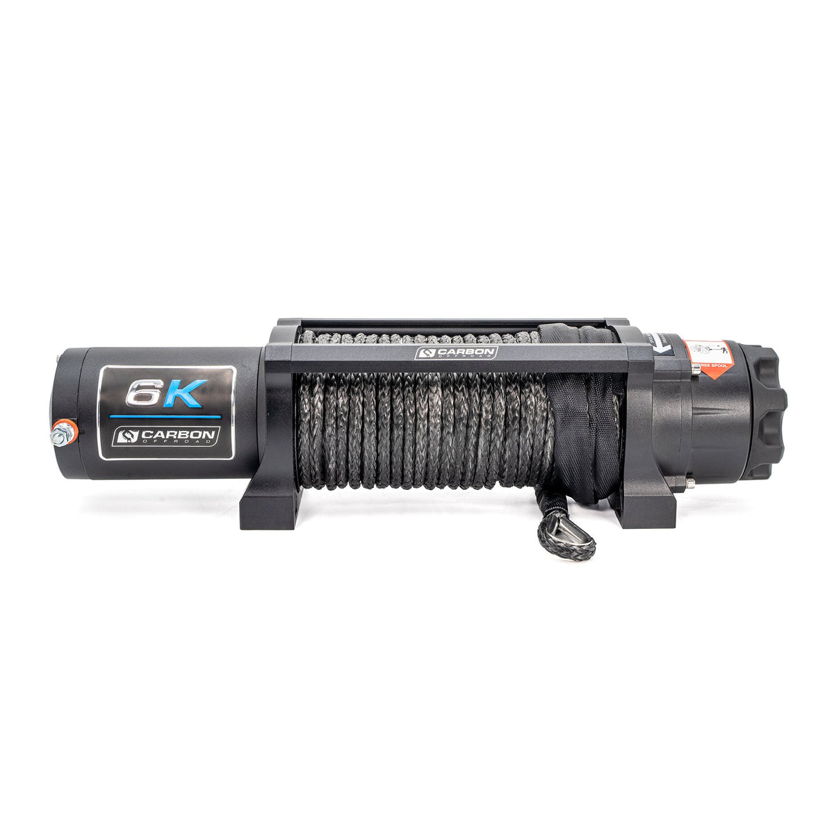 Carbon Offroad Long Drum 6000lb ATV - Small 4X4 Winch - view 5