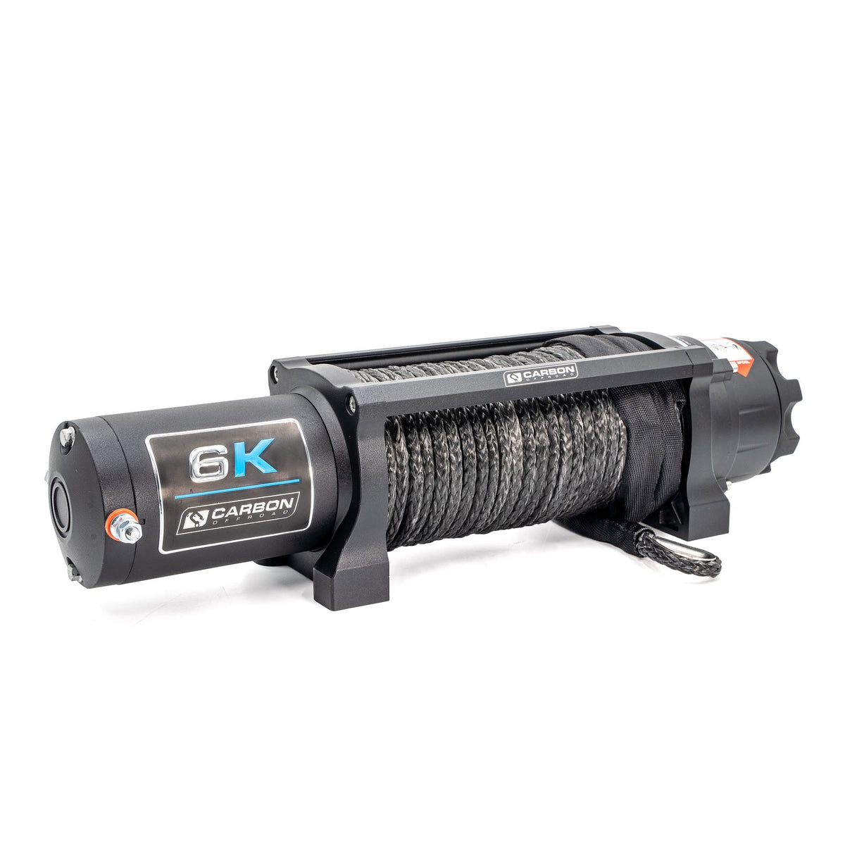 Carbon Offroad Long Drum 6000lb ATV - Small 4X4 Winch - view 6