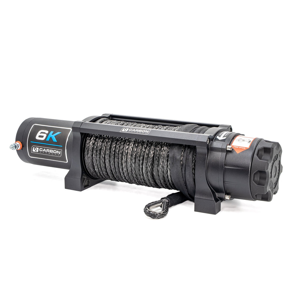 Carbon Offroad Long Drum 6000lb ATV - Small 4X4 Winch - view 8