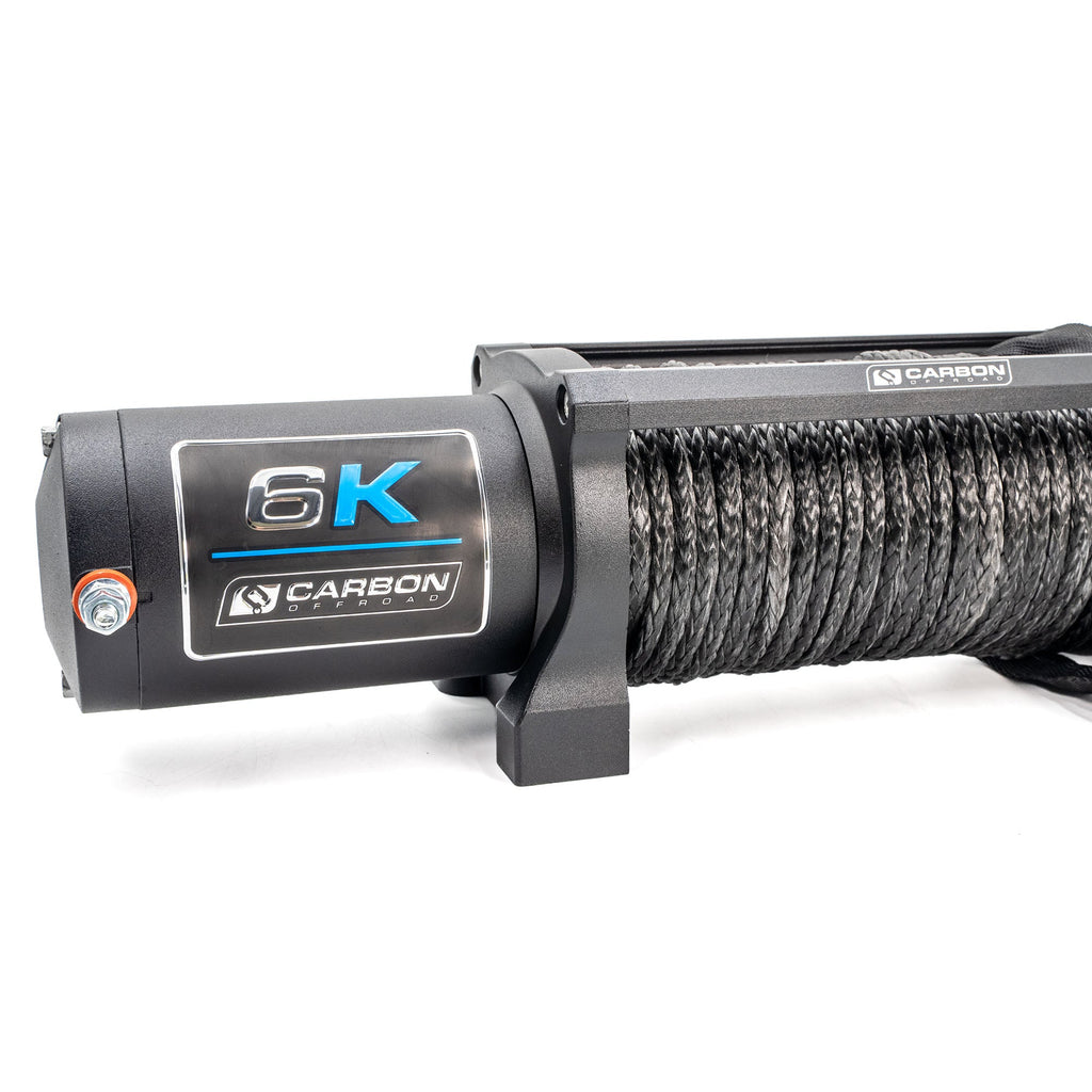 Carbon Offroad Long Drum 6000lb ATV - Small 4X4 Winch - view 7