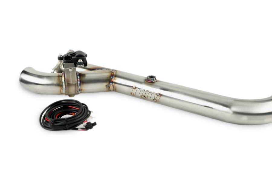 Side Piece Header Pipe With Electronic Cutout - Rzr Pro Xp image 1