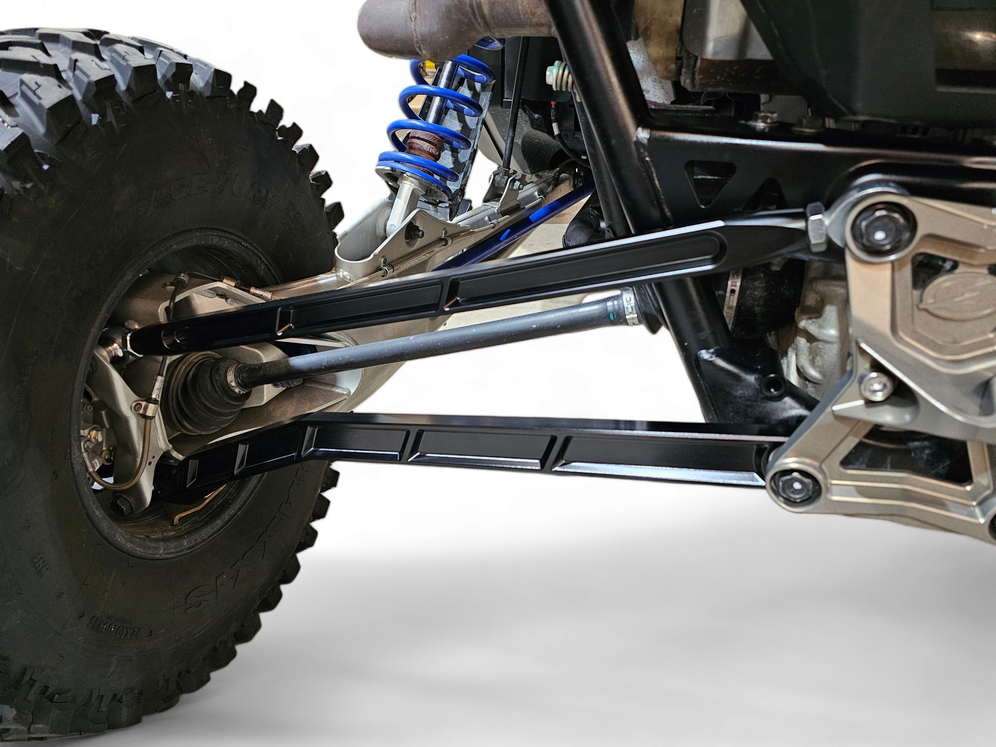Polaris RZR Pro R, Pro S, Turbo R High Clearance Radius Rods in Black Finish image 9