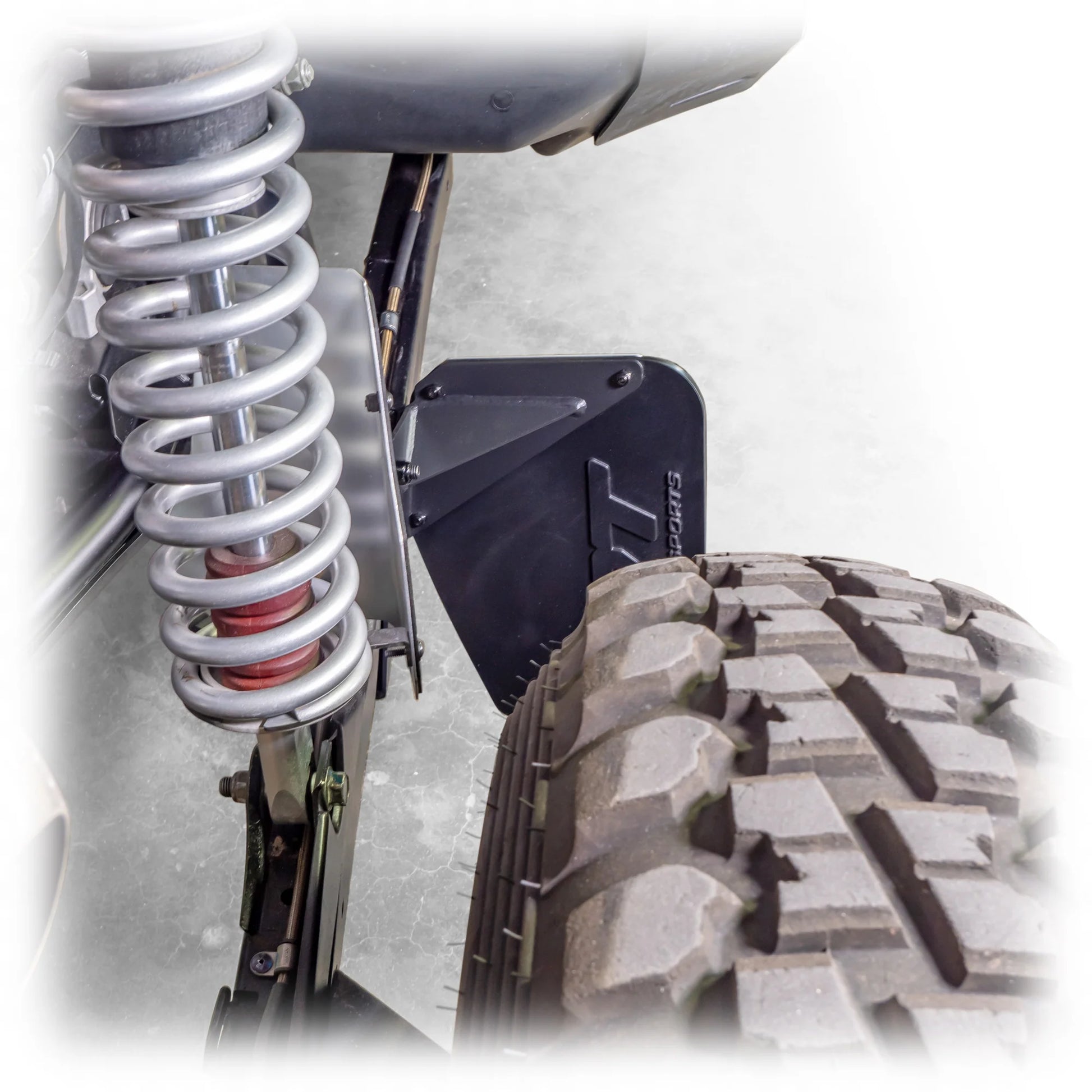 Polaris RZR Pro XP Billet Aluminum Rock Guards Mud Flaps image 4