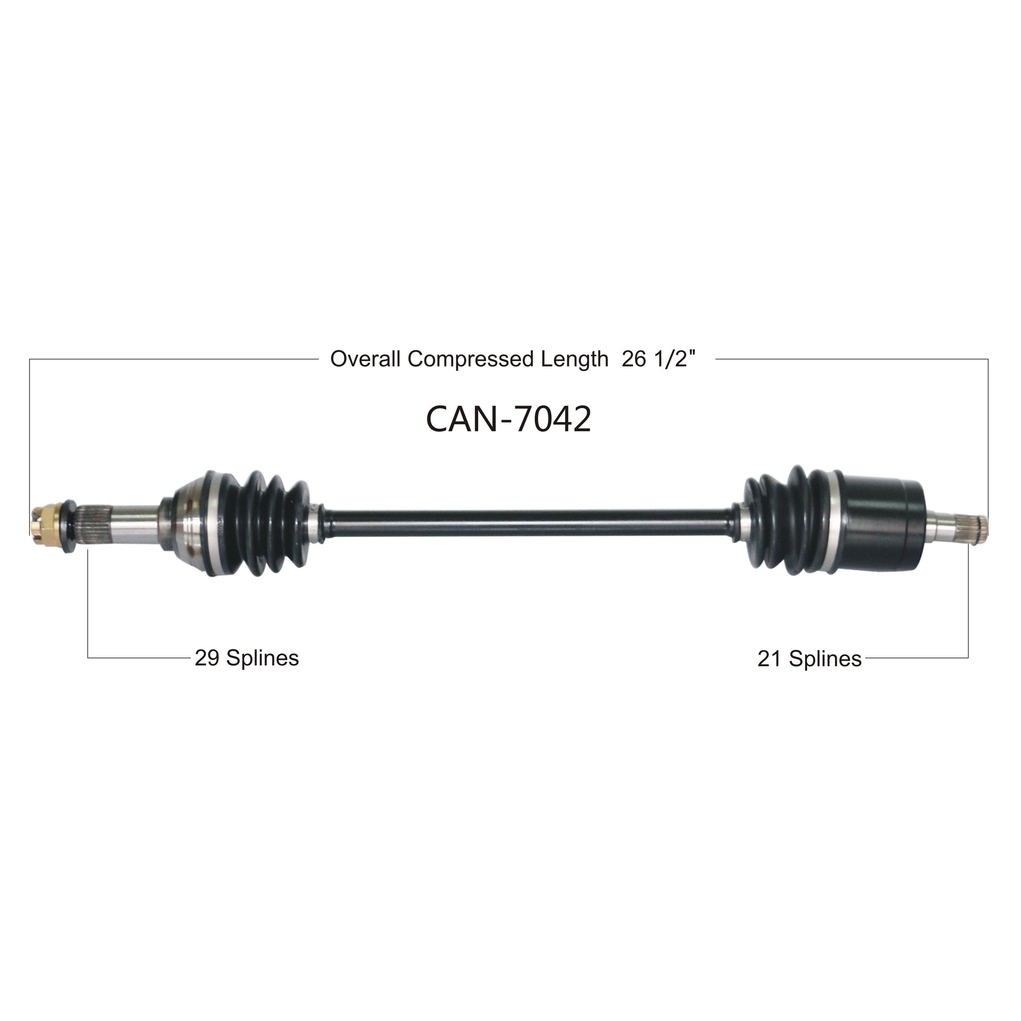 Can-Am Defender Oe Replacement Axles image 1