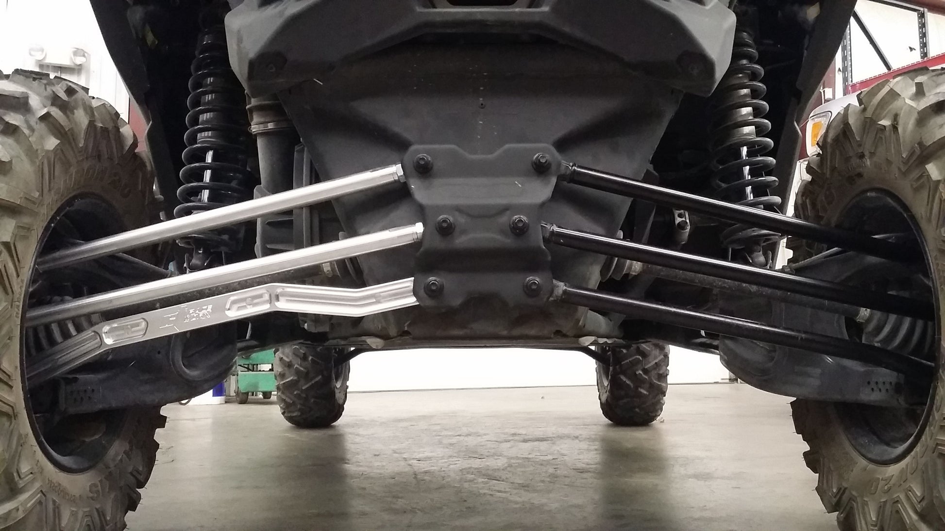 Maverick X3 64" Billet Proof Lower Radius Rods image 0