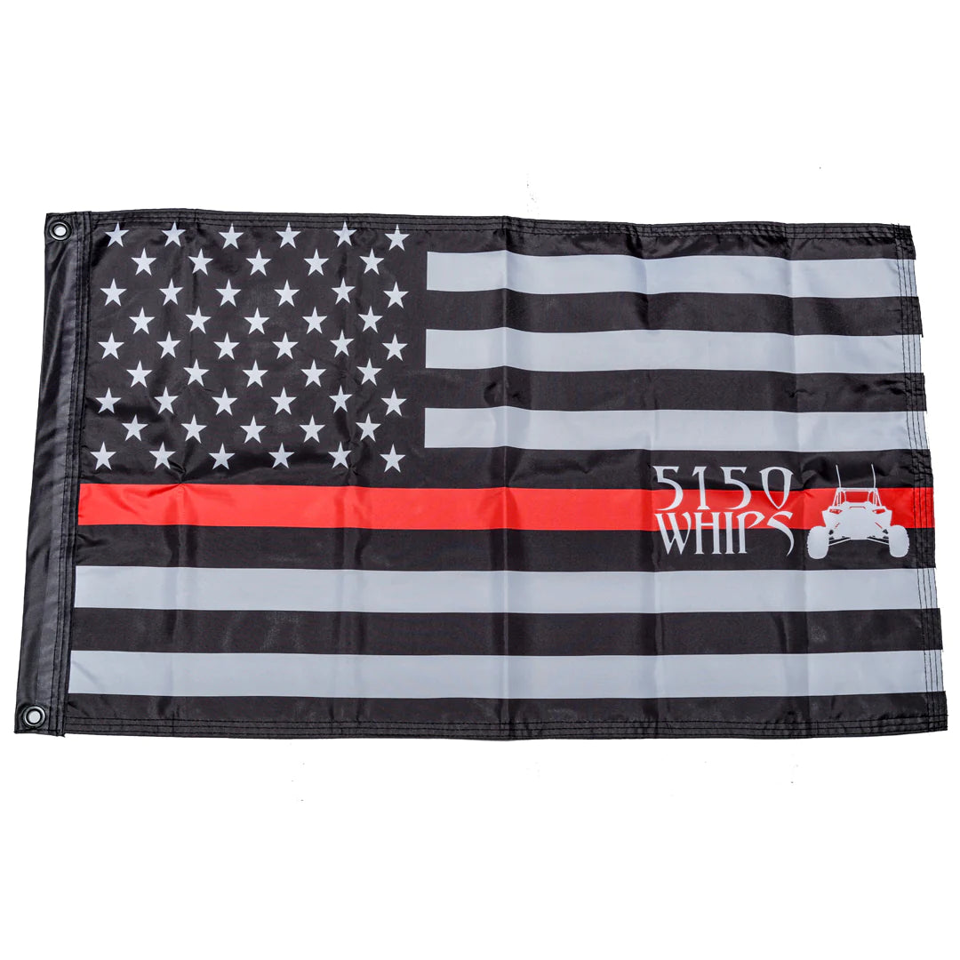 5150 Whips Heavy Duty American Flag (Red Line) image 1