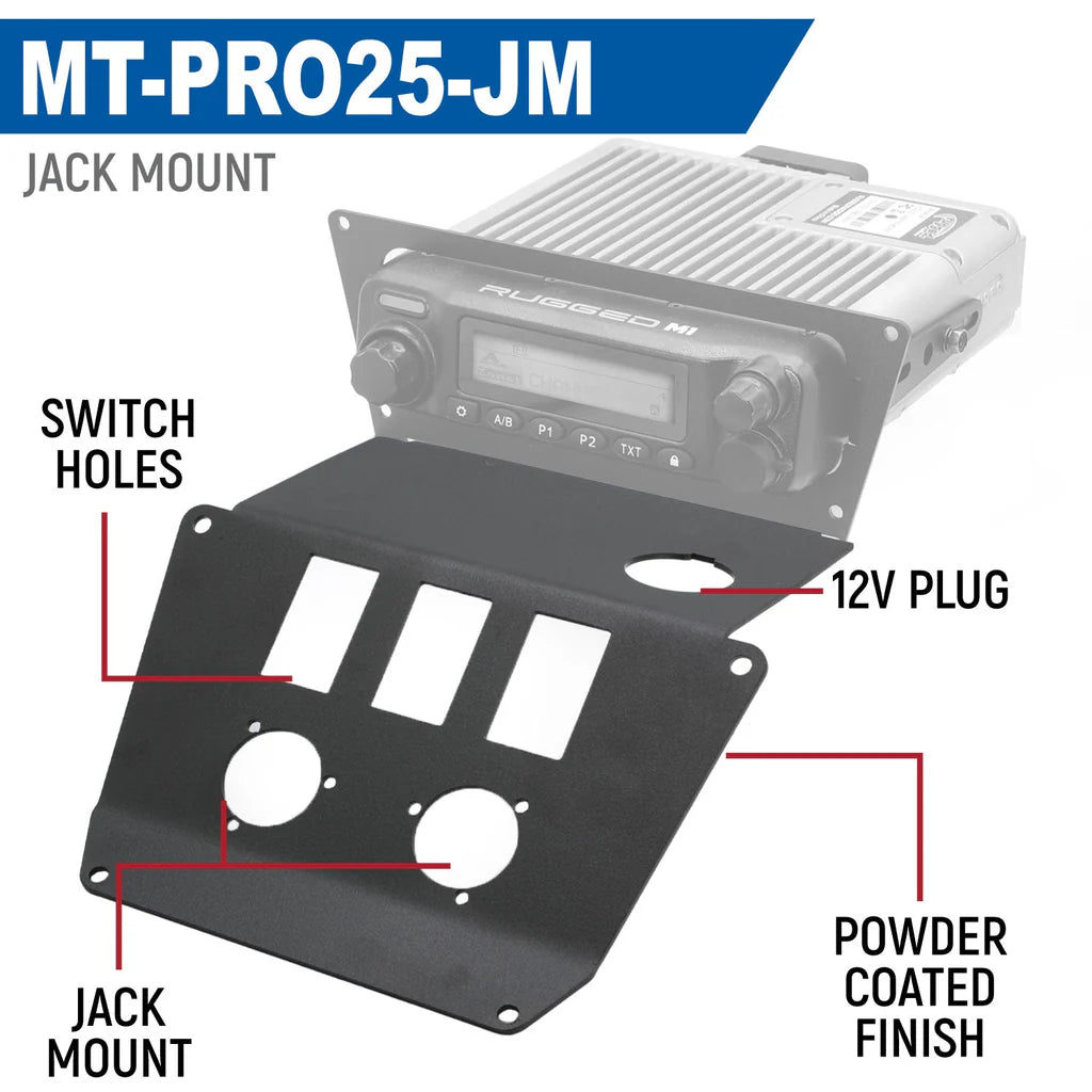 Lower Accessory Panel for 2025 Polaris RZR Pro XP, Pro R, and Pro S Radio Mount image 0