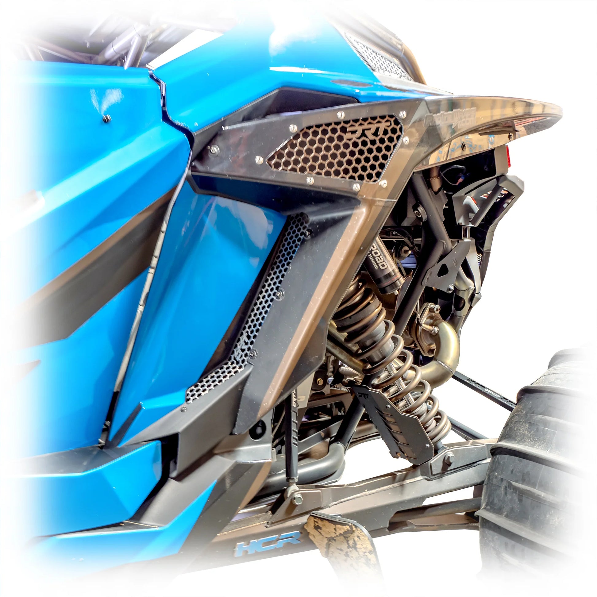 Drt Polaris Rzr Pro R/Turbo R Aluminum Rear Fender Screen Set image 6
