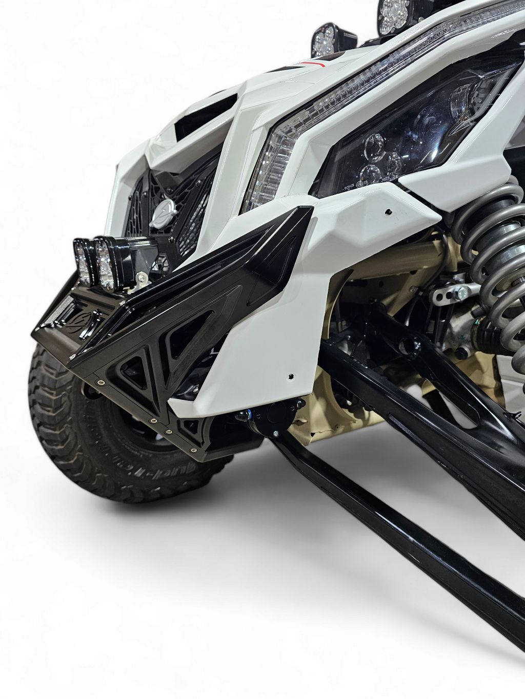 2017+ Can-Am X3 Maverick Machined Billet Front Winch Bumper (Black Anodize) image 8