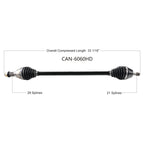 Can-Am Maverick X3 72" Heavy Duty Axle image 5