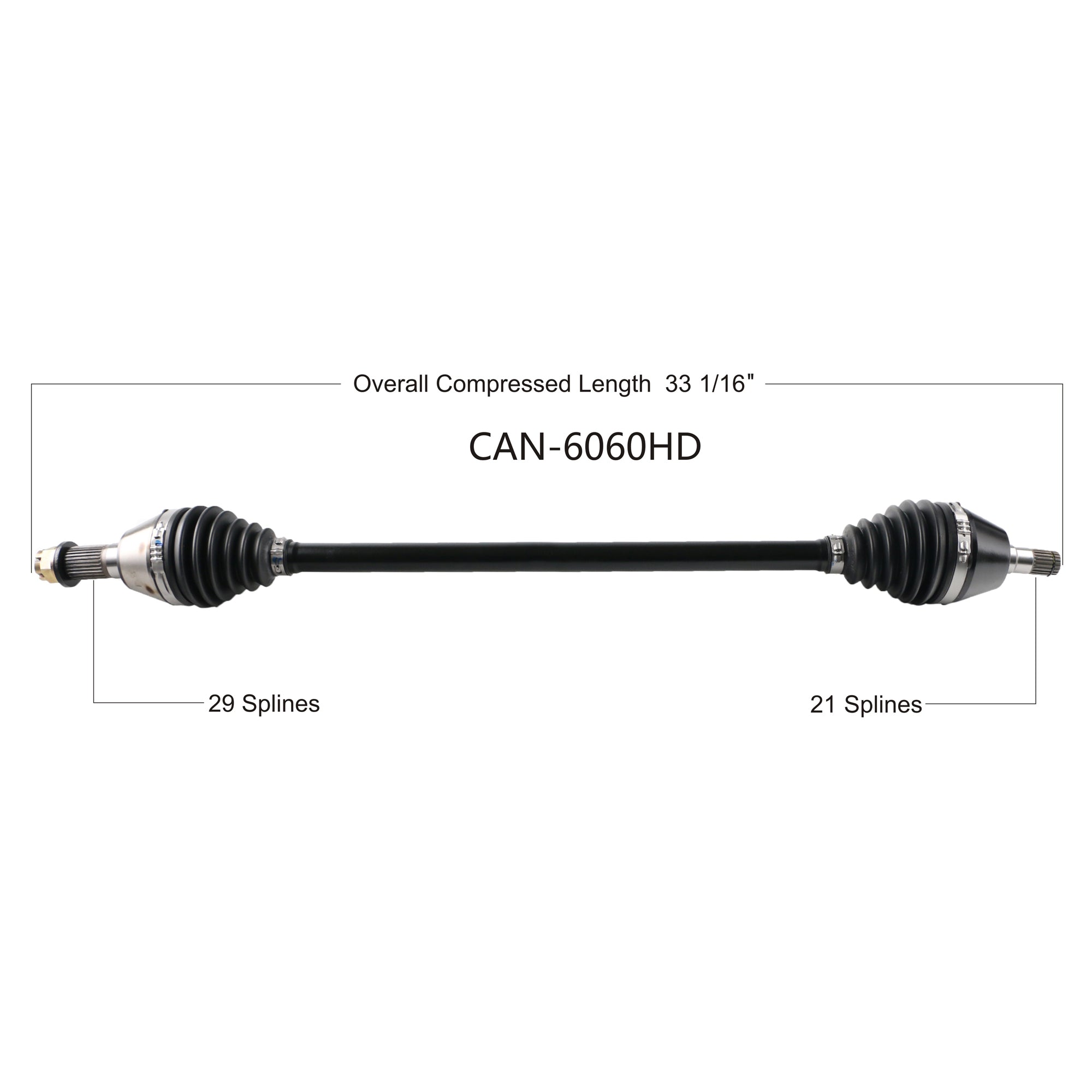 Can-Am Maverick X3 72" Heavy Duty Axle image 5
